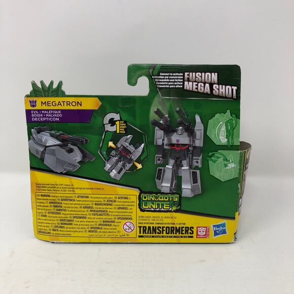 Hasbro Transformers Cyberverse Adventures Megatron Fusion Mega Shot NEW - Picture 3 of 6